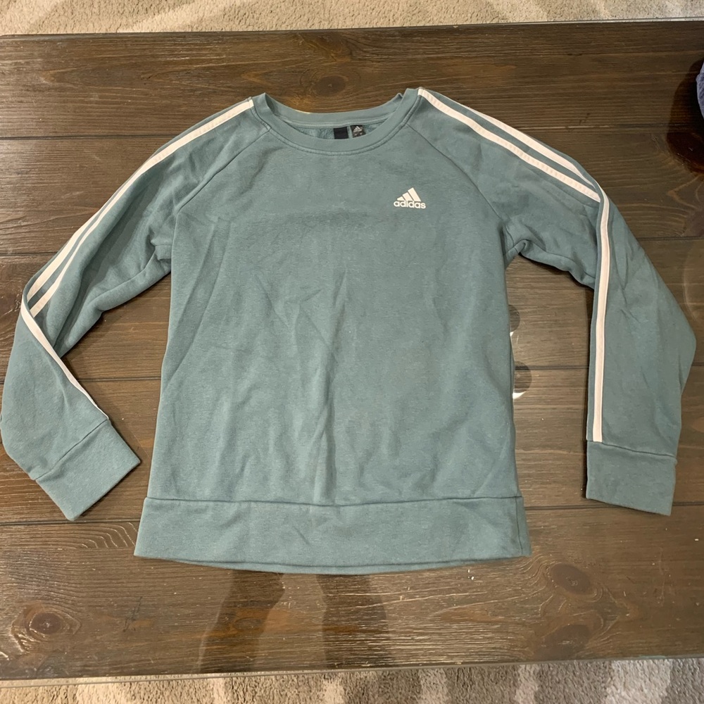 Women’s blue Adidas Crewneck